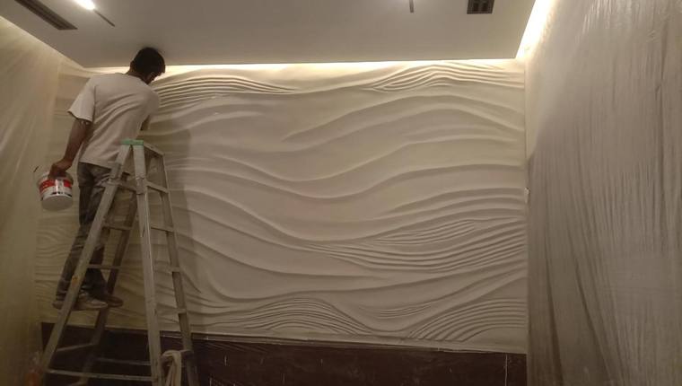 Wave wall, on the ladder