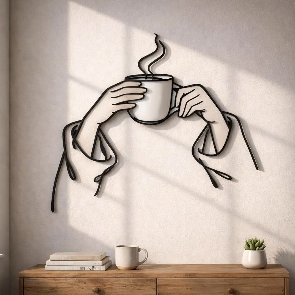 2d Acrylic wall art living kitchen