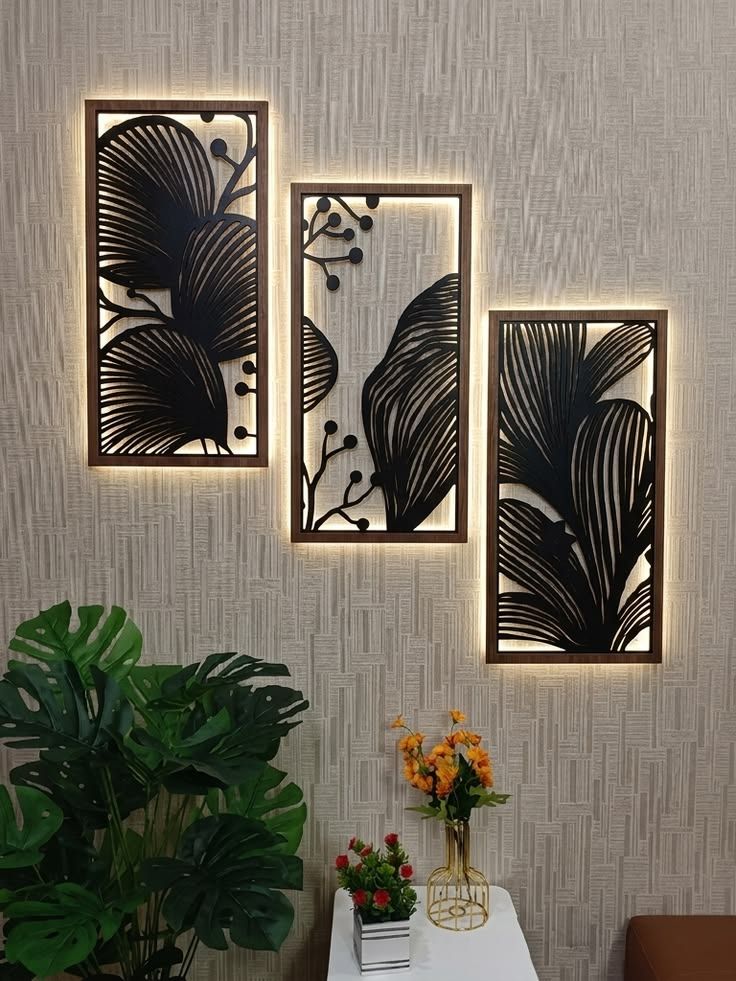 Acrylic frames wall art