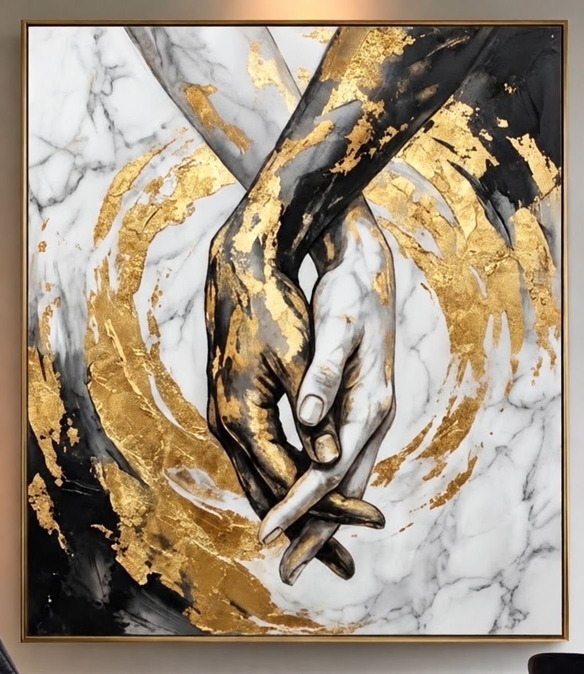 Canvas Gold leaf wall art