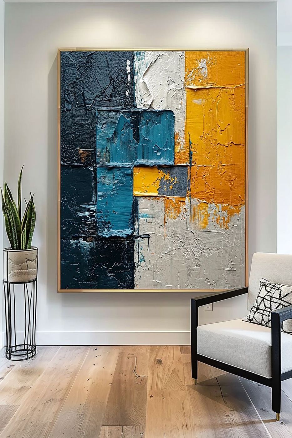 Canvas oil paint wall art