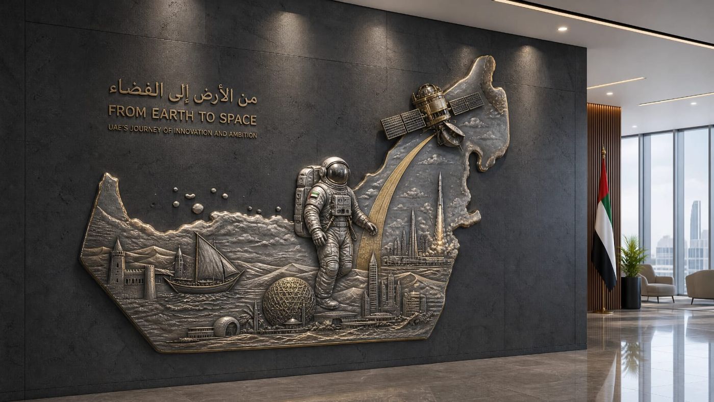 Custom Fibreglass wall art office