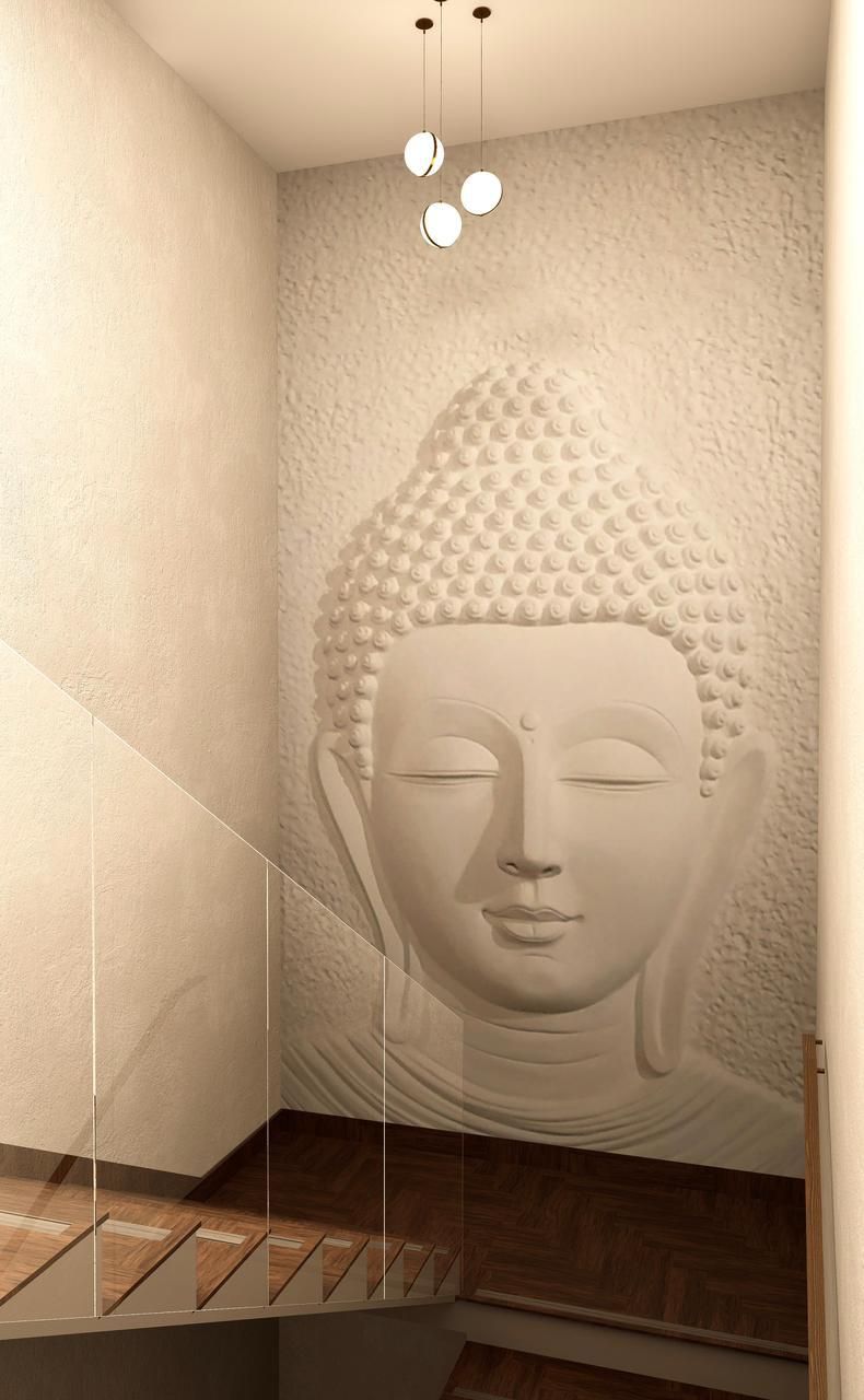 Custom fibreglass stair mural