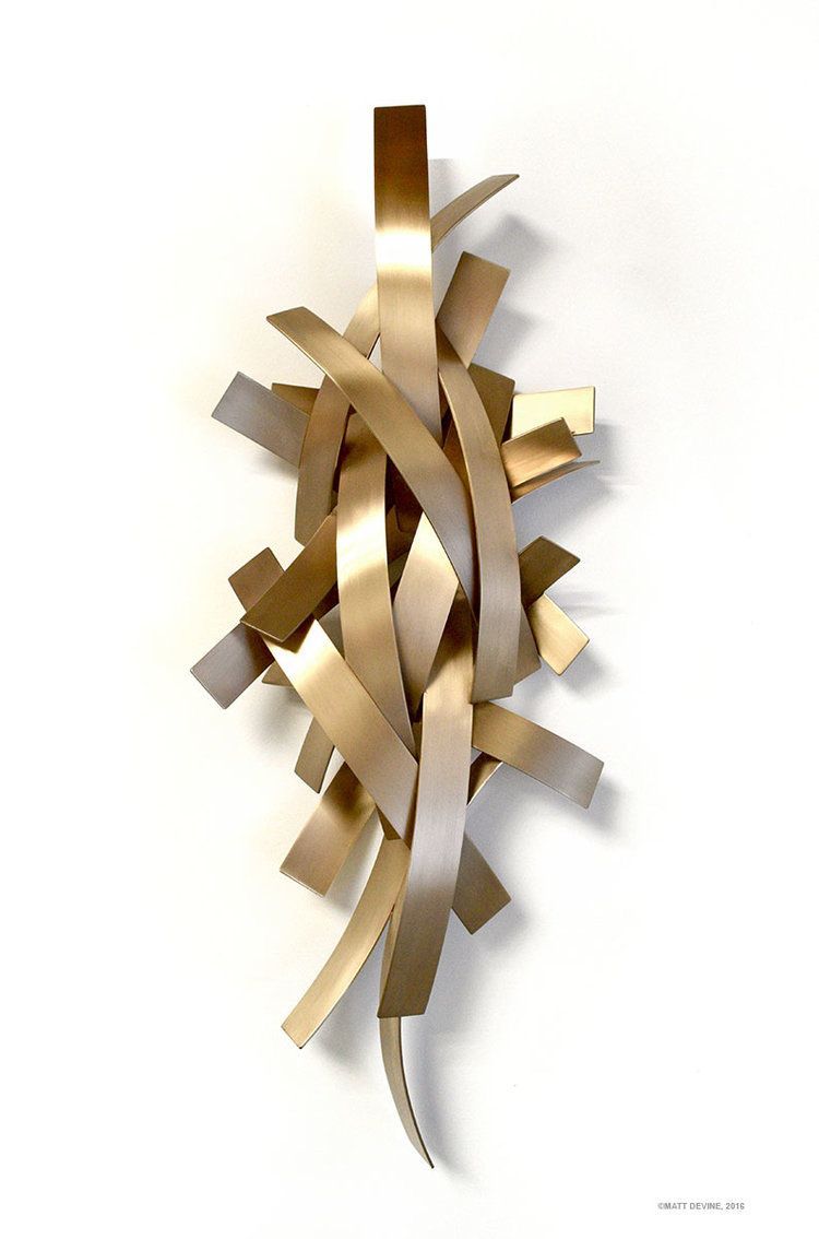 Abstract Metal Art on wall