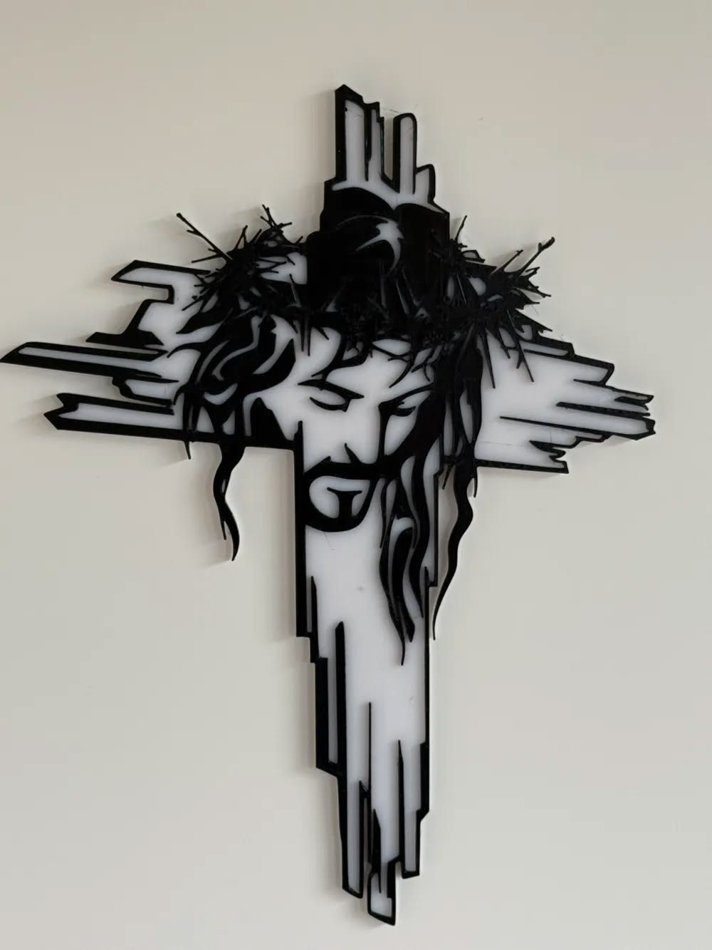 Metal powder coating wall art