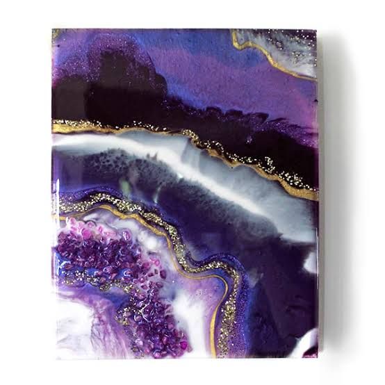 Resin frames as wall art