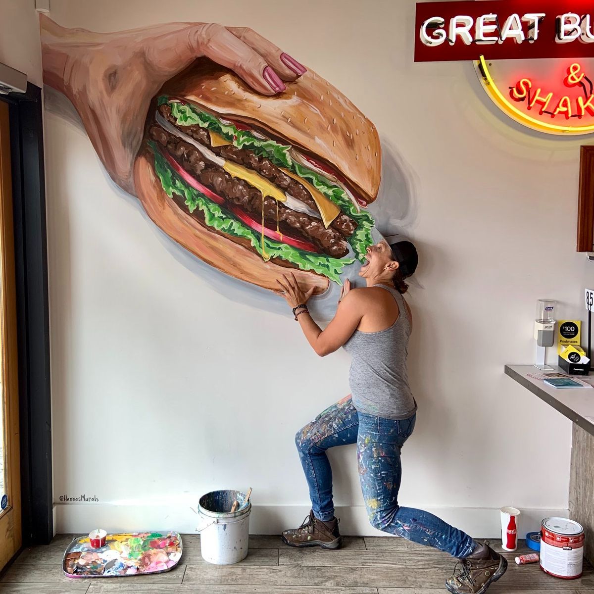 Custom 3d paint wall art
