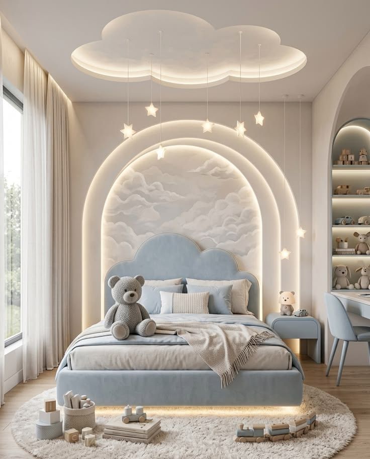 Custom kids room wall