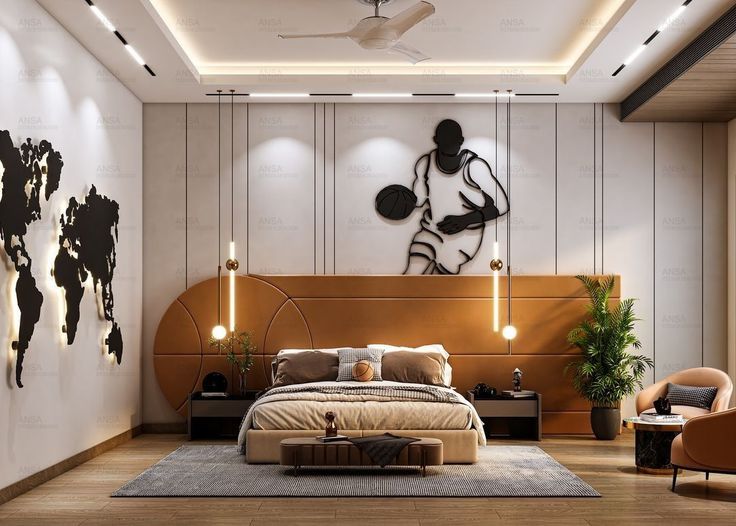 Kids basketball wall decor