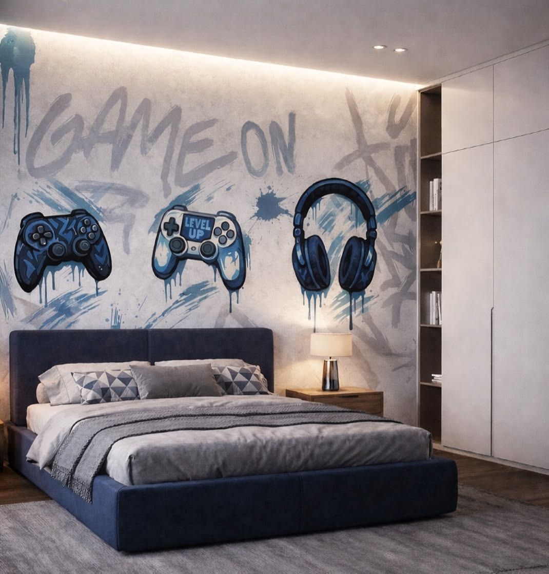 Kids wall paint wall