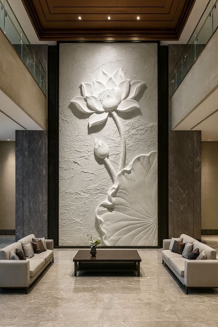 Wall art for Majlis villa