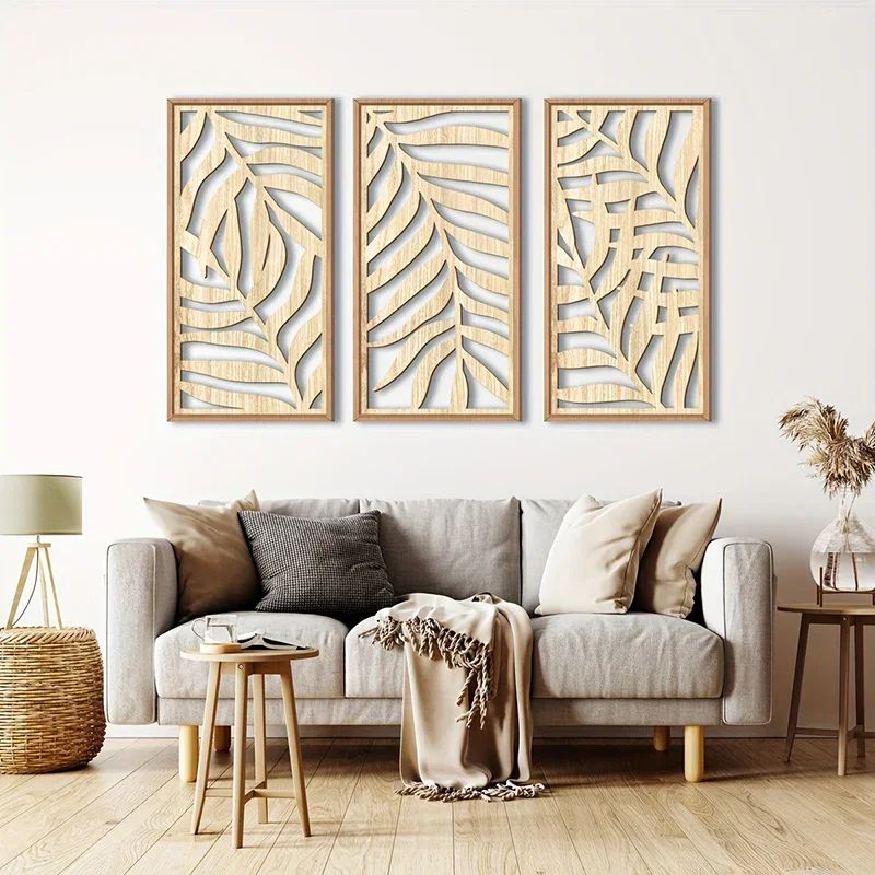 Custom cnc wooden wall art