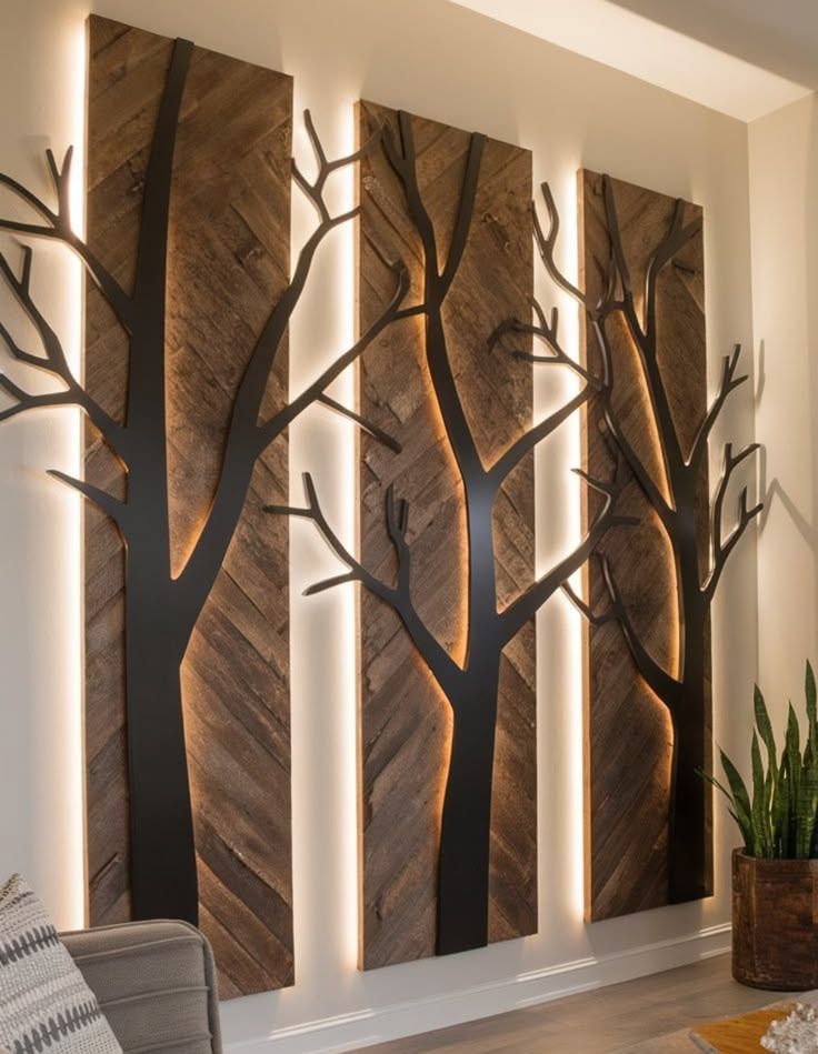Wood & Metal Wall art